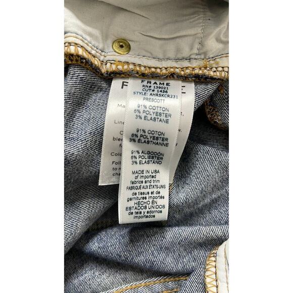 FRAME ALI HIGH-RISE CIGARETTE WOMEN'S JEANS SIZE 27‎ - Picture 7 of 7